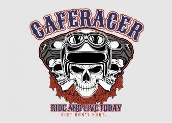 Ride and Life Today vector shirt design