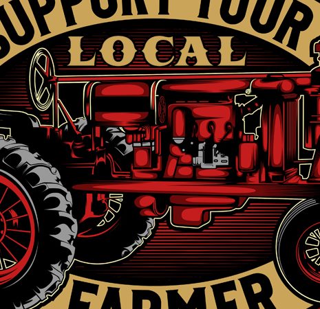 Support your local farmer commercial use t-shirt design Support your local farmer commercial use t-shirt design