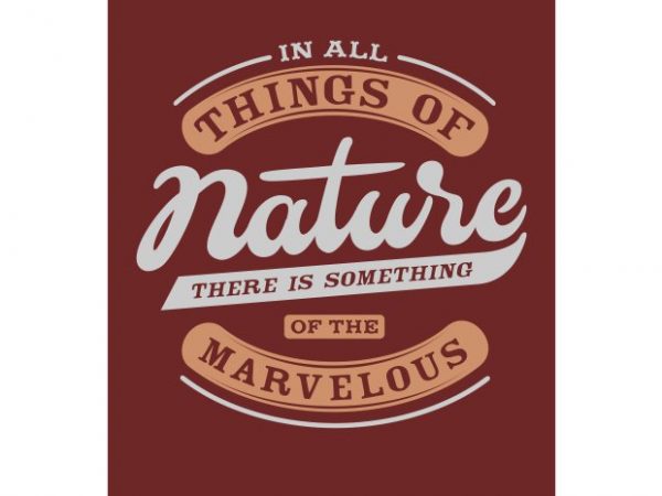 Nature t shirt design for purchase