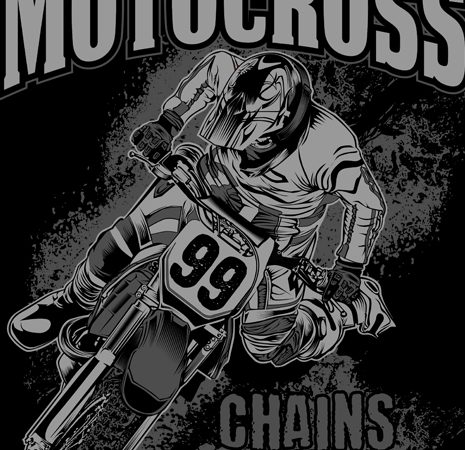 Extreme motocross tshirt design for sale