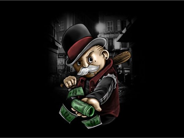 The rich old man mafia shirt design png