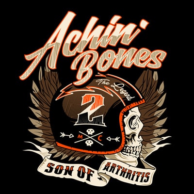 Achin bone print ready shirt design