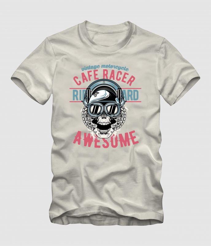 Awesome Cafe Racer buy t shirt design