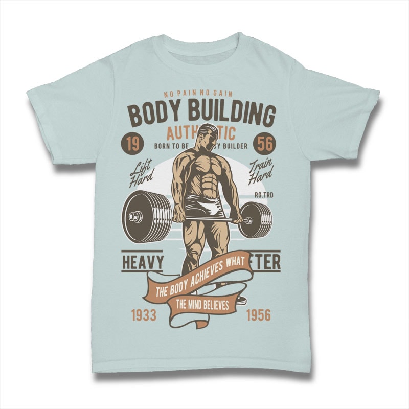 Body Builder buy t shirt design