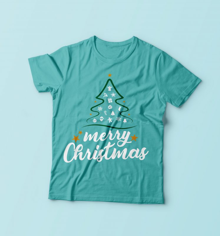 Fee Voting digestion Merry Christmas vector t-shirt design - Buy t-shirt designs