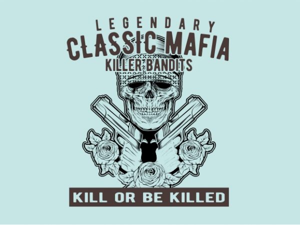 Classic mafia t shirt design to buy