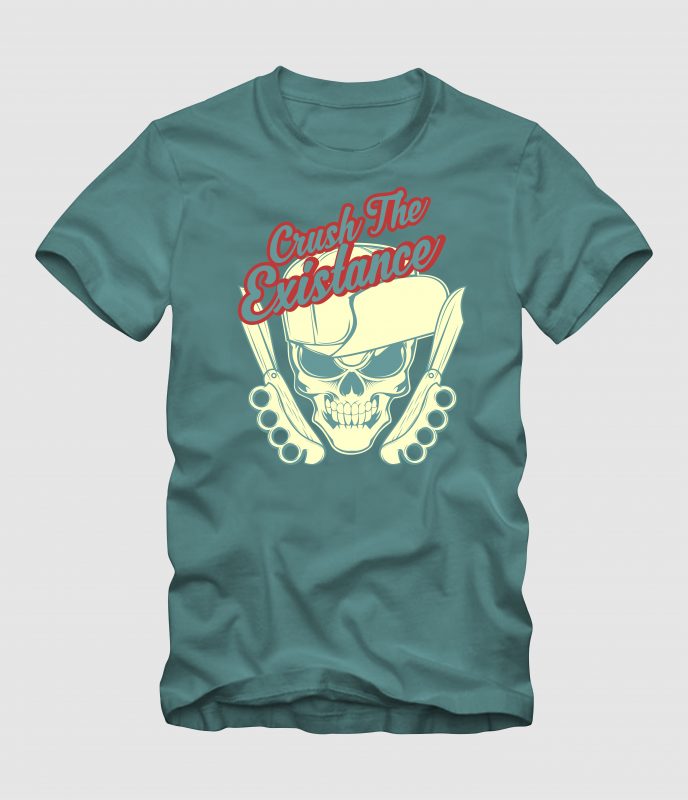 Crush The Existance buy t shirt design