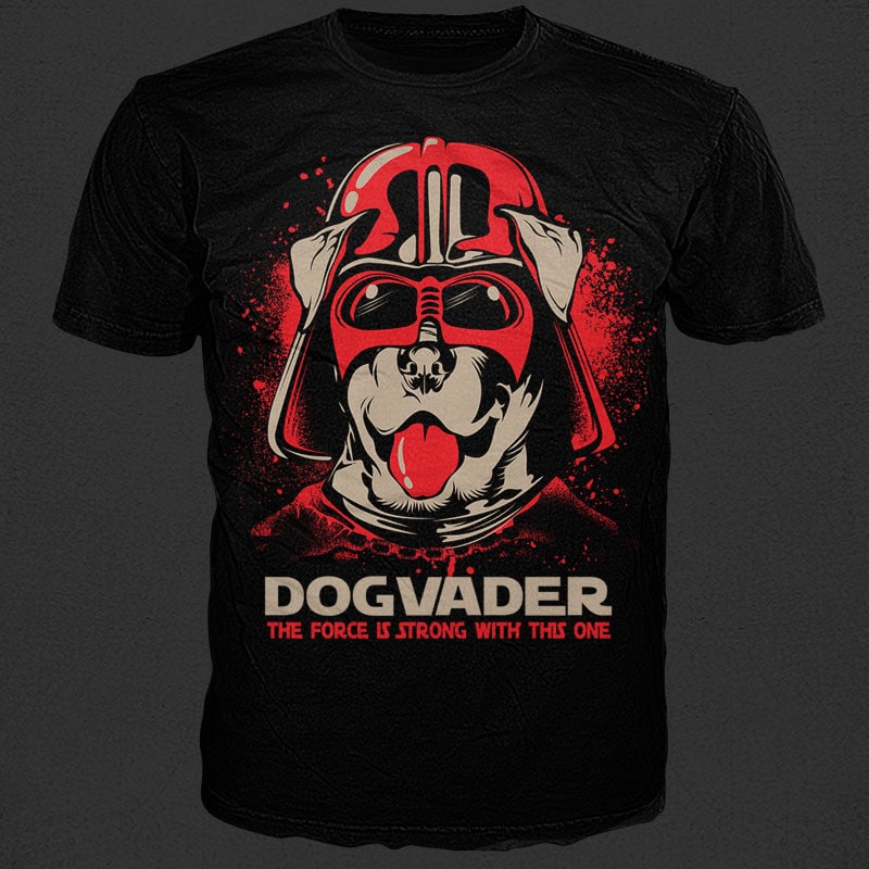 Dog vader tshirt factory