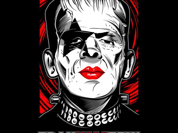 FRANKISSTEIN vector shirt design FRANKISSTEIN vector shirt design