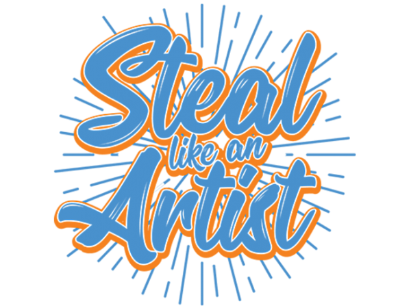 Steal like an artist buy t shirt design for commercial use