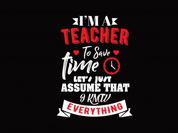tshirt print design for teachers