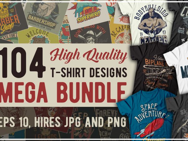 T-shirts bundle 5. vector t-shirt designs