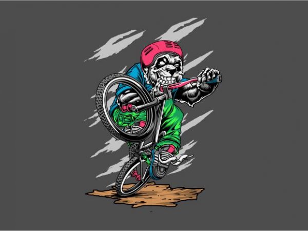 Panda bmx buy t shirt design for commercial use