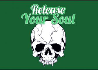 Release Your Soul vector t-shirt design template
