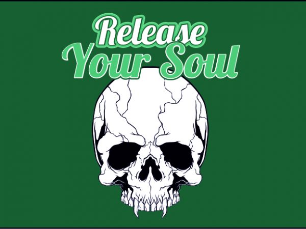 Release your soul vector t-shirt design template