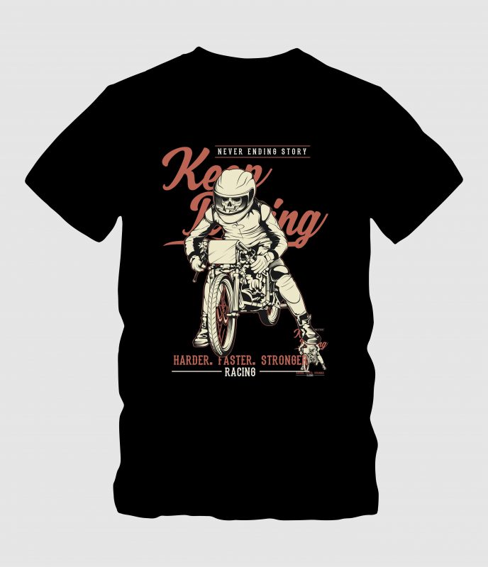 Skull Racer tshirt-factory.com