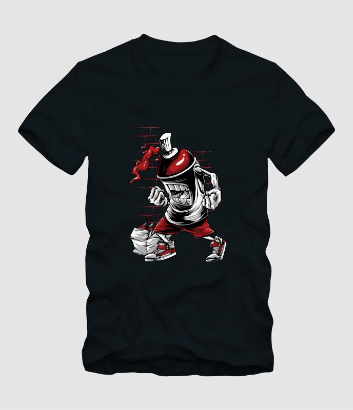 spray paint shirt designs