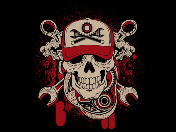 The mechanic buy t shirt design for commercial use The mechanic buy t shirt design for commercial use