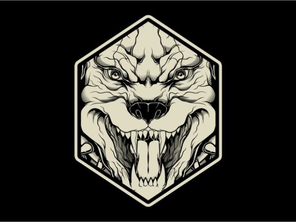 The pitbull graphic t-shirt design