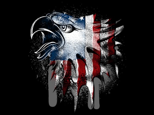 Overlay eagle flag buy t shirt design artwork
