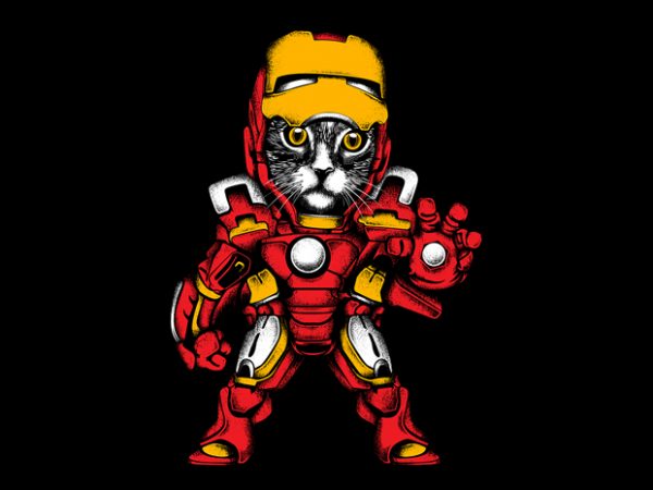 Ironcat t shirt design for sale Ironcat t shirt design for sale