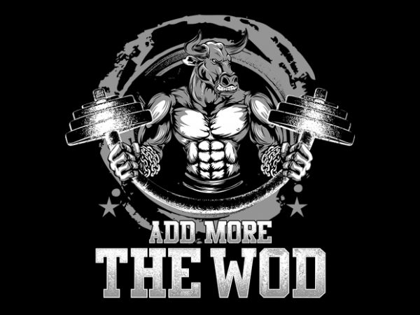 Demolish the wod buy t shirt design for commercial use