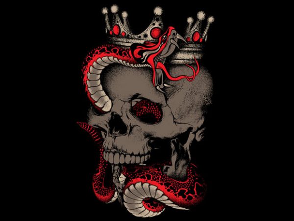 King is dead t shirt design for purchase