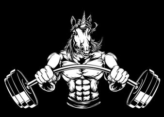 Crossness Unicorn vector t shirt design artwork