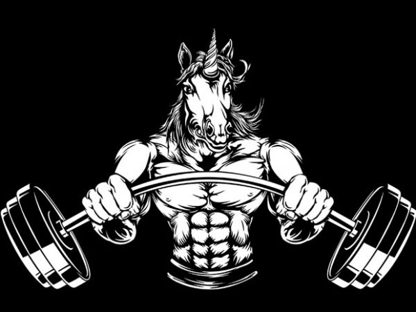 Crossness unicorn vector t shirt design artwork