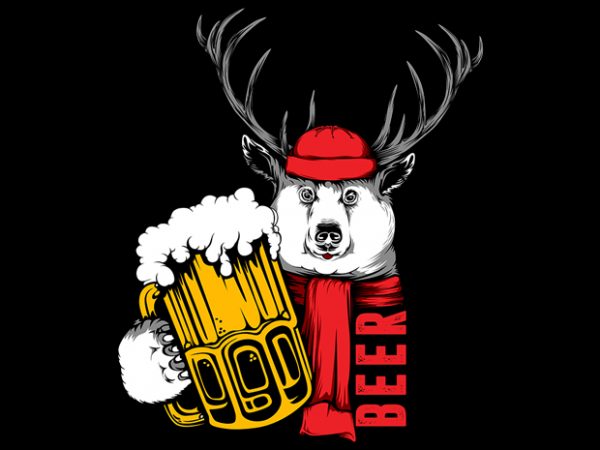 Beer design for t shirt