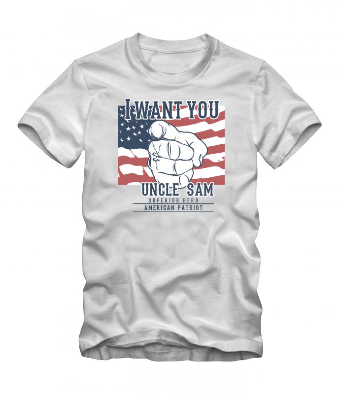 Uncle Sam buy t shirt design