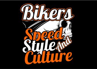 Speed, Style and Culture commercial use t-shirt design