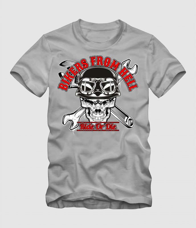 The Biker From The Hell tshirt-factory.com