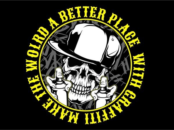 Make the world a better place vector t-shirt design for commercial use