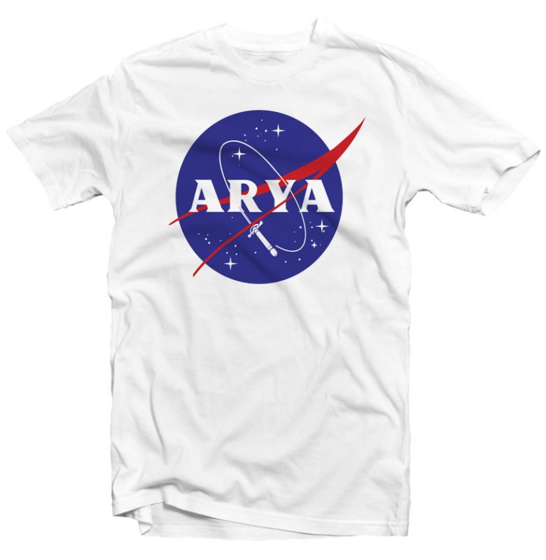 Arya Funny Nasa t shirt design graphic