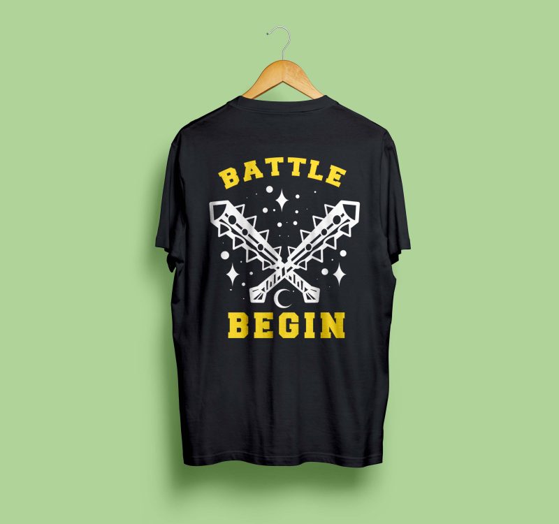 batle begin tshirt design t shirt design png