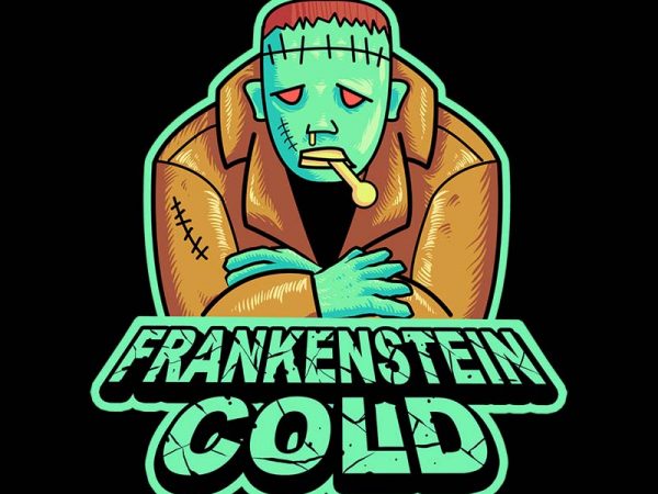 Frankenstine cold tshirt design