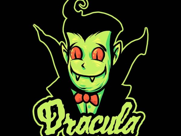 Dracula tshirt design