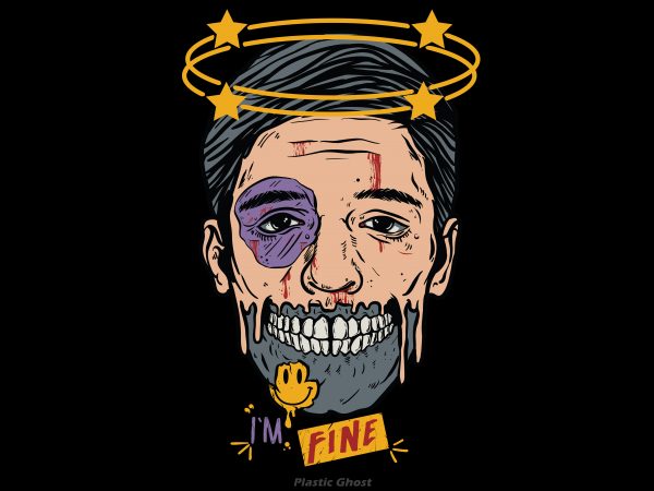 I’m fine t shirt design to buy