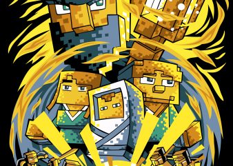 minecraft game t-shirt design