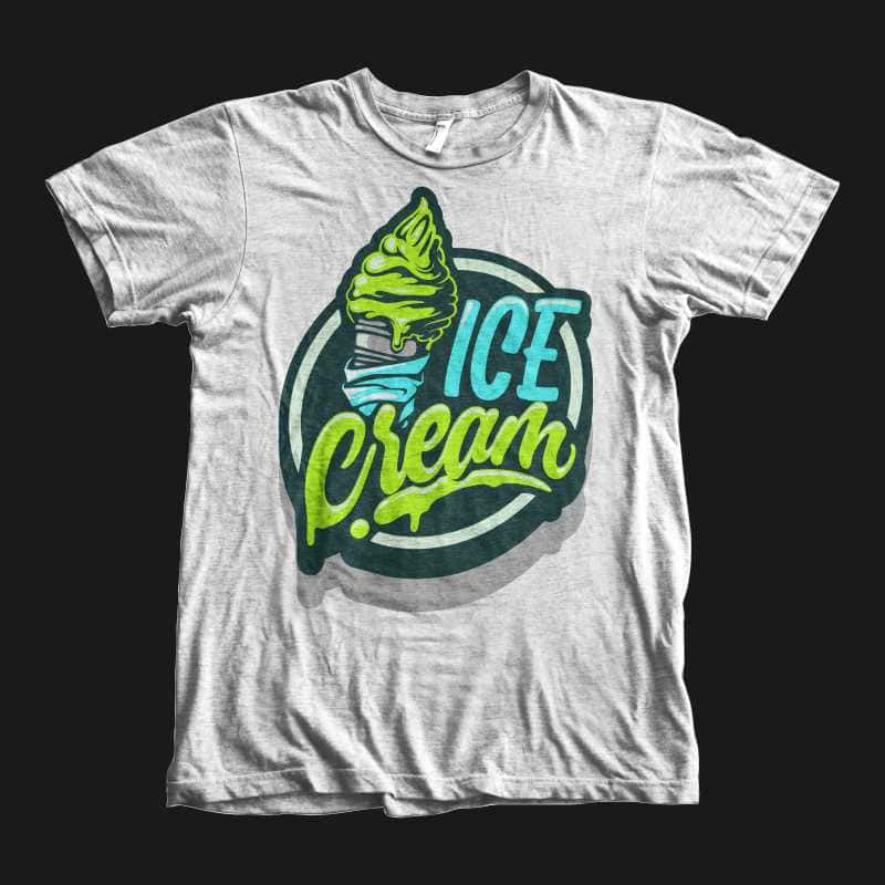 Ice Cream buy tshirt design