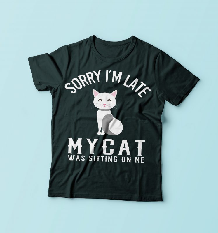 Sorry I’m Late vector t shirt design artwork - Buy t-shirt designs