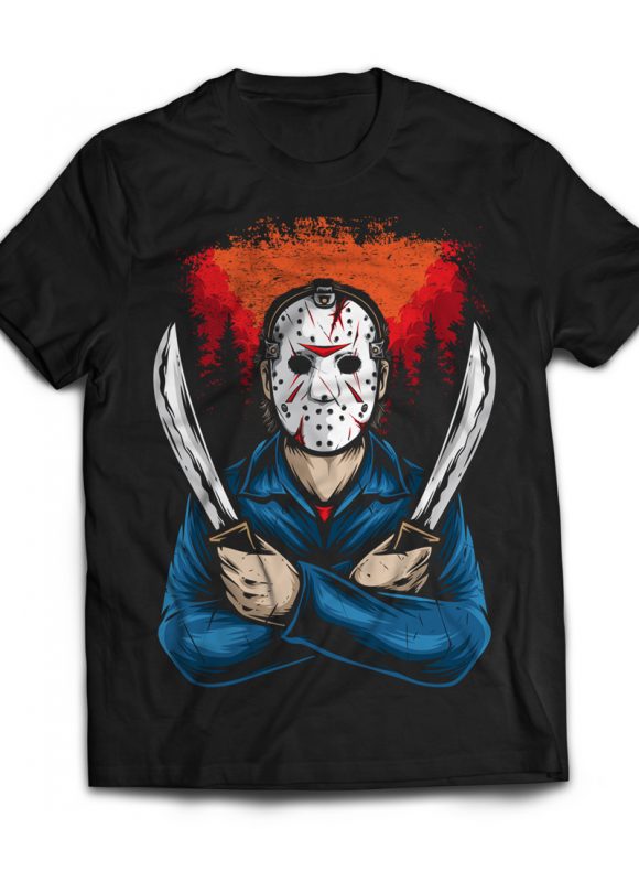 Jason t shirt design graphic