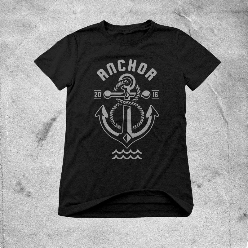 Anchor buy t shirt design