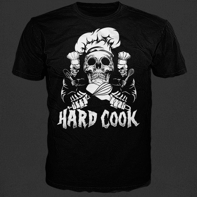Hard Cook t shirt design graphic