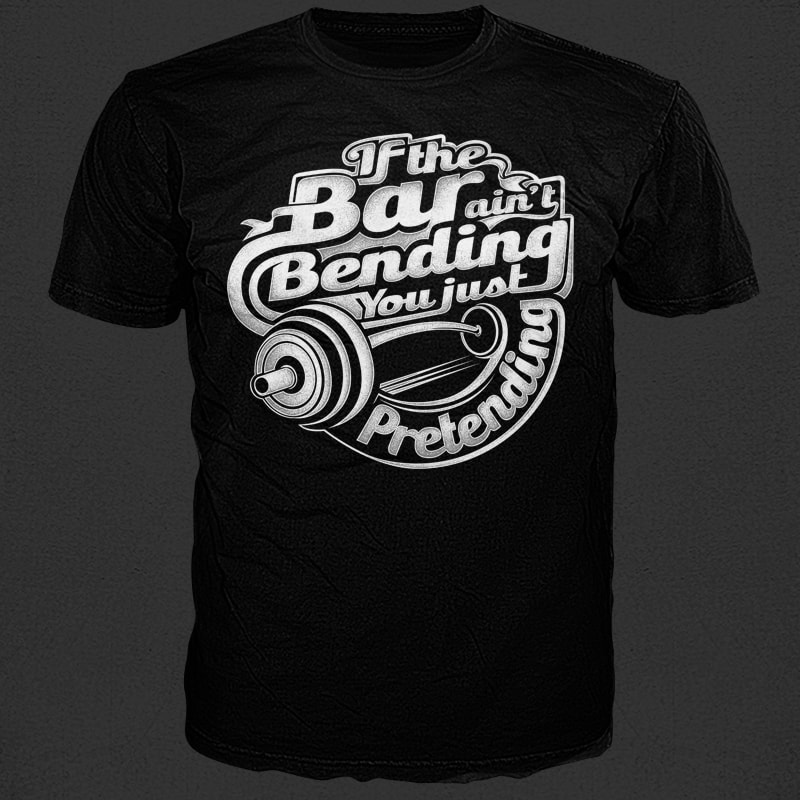 Bar Bending buy t shirt designs artwork