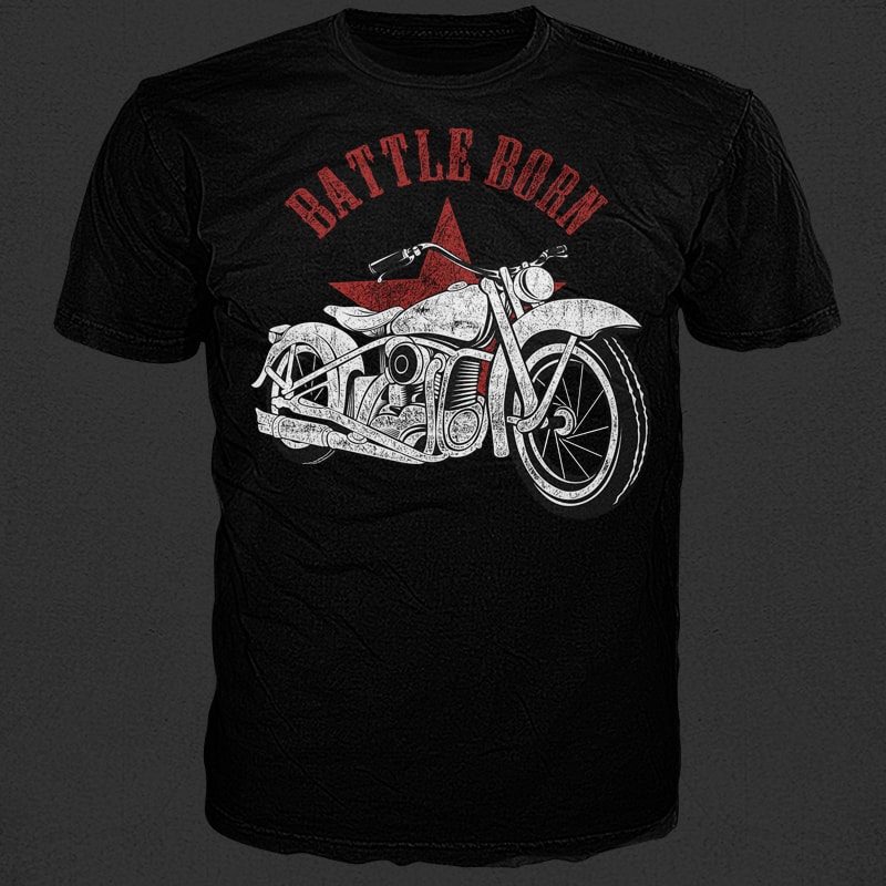 Battle Born tshirt designs for merch by amazon