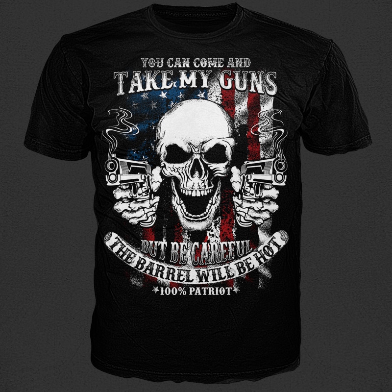American Patriot 2 t shirt designs for printful