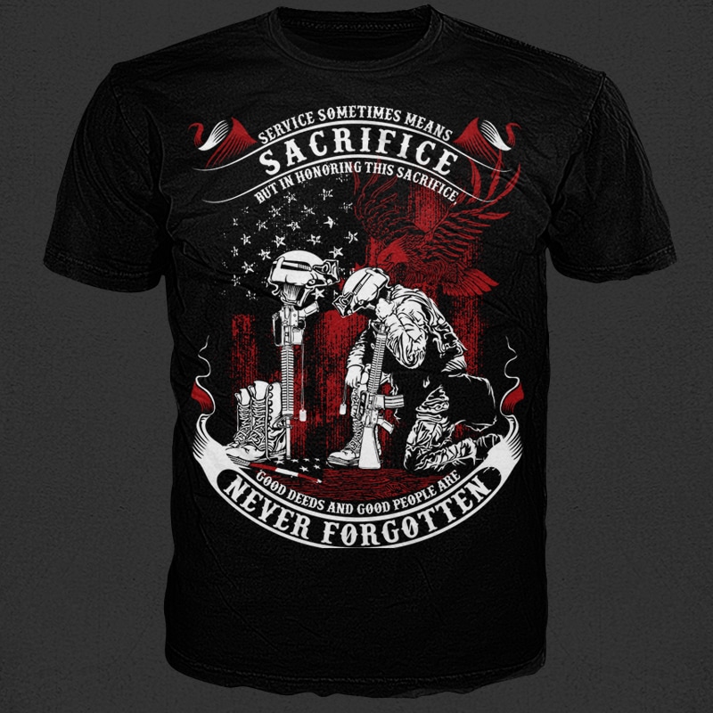 Sacrifice Never Forgotten tshirt-factory.com