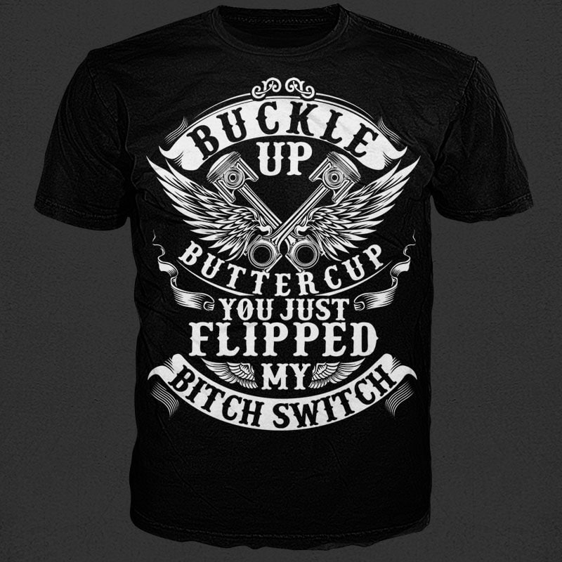 Buckle up t-shirt designs for merch by amazon